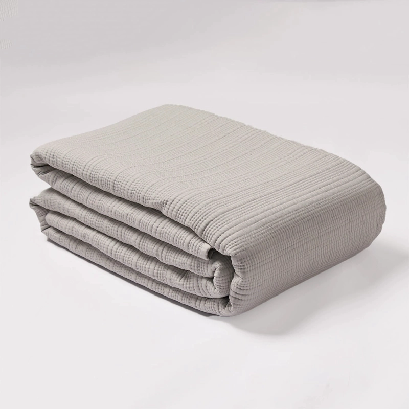 CUBRECAMA RIPLEY HOME LÍNEAS 1.5 PLAZAS GRIS - 4