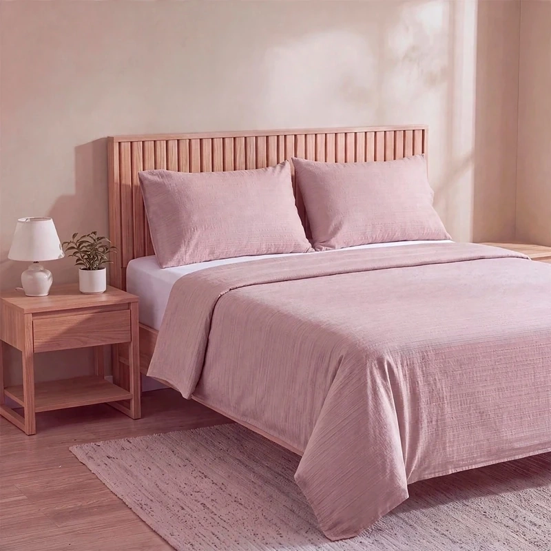 CUBRECAMA RIPLEY HOME LÍNEAS 1.5 PLAZAS ROSA - 2