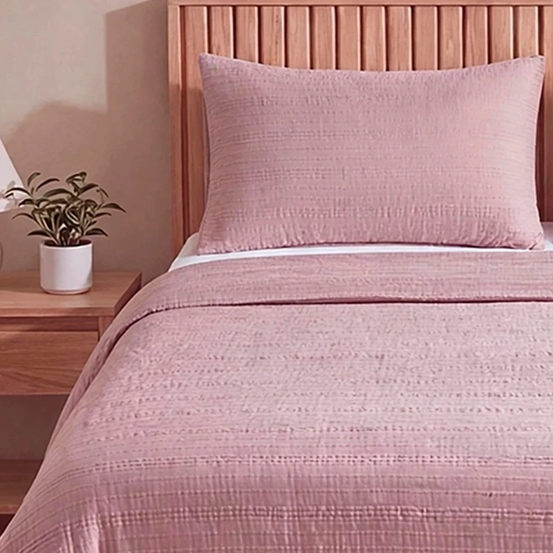 CUBRECAMA RIPLEY HOME LÍNEAS KING ROSA  - 3