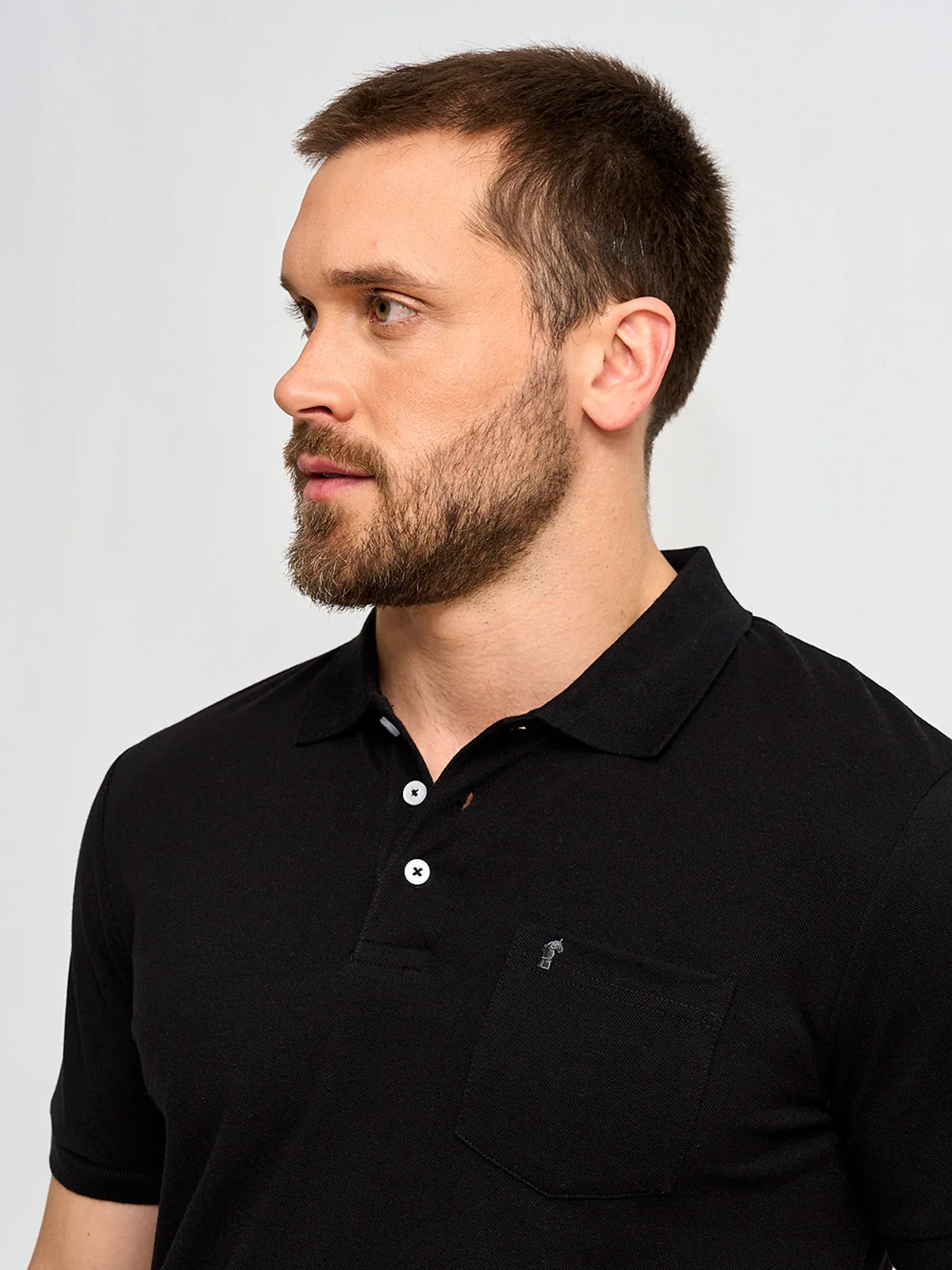 POLERA HOMBRE KENNETH STEVENS ALGODÓN MANGA CORTA PIQUÉ BÁSICA - 3