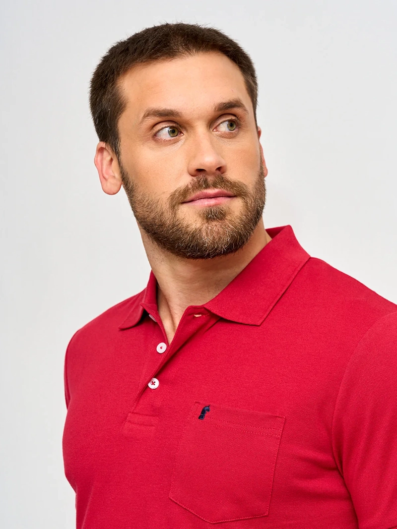 POLERA HOMBRE KENNETH STEVENS ALGODÓN MANGA CORTA PIQUÉ BÁSICA - 3