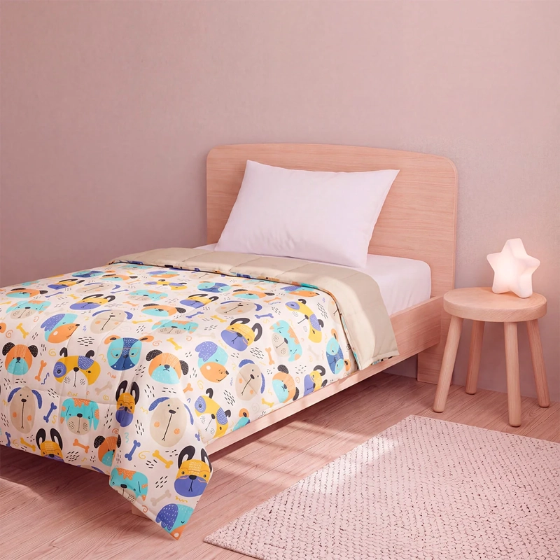 PLUMÓN RIPLEY HOME MICROFIBRA 1.5 PLAZAS DOGGIE BLUE - 2
