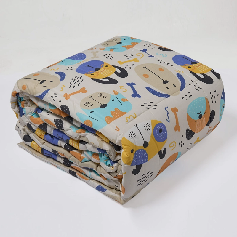 PLUMÓN RIPLEY HOME MICROFIBRA 1.5 PLAZAS DOGGIE BLUE - 4