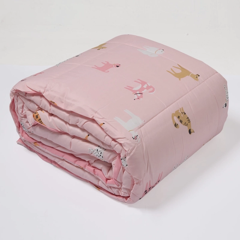 PLUMÓN RIPLEY HOME MICROFIBRA 1.5 PLAZAS PERRITO ROSA - 4