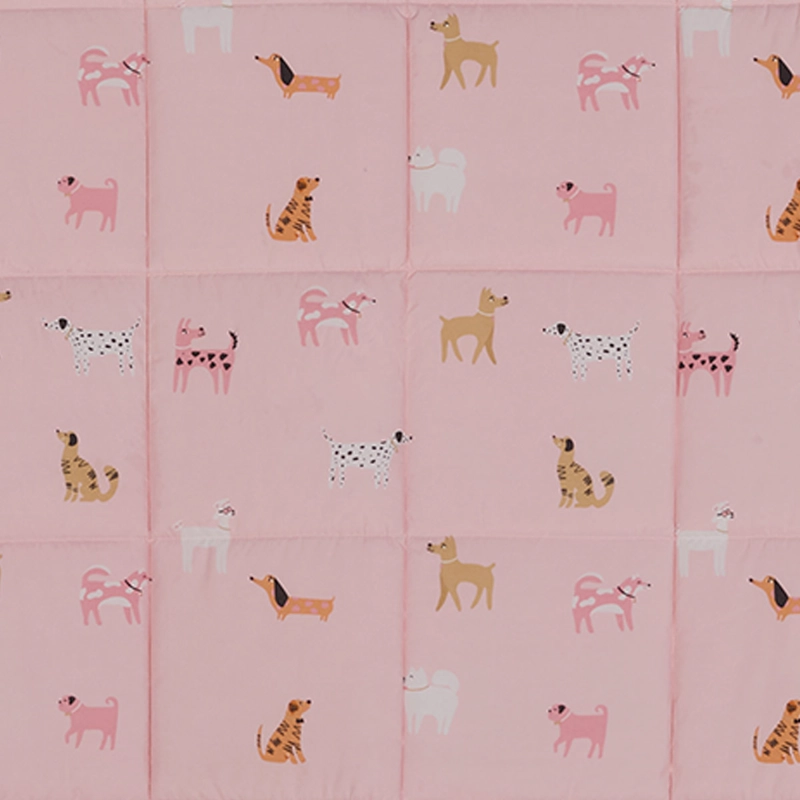 PLUMÓN RIPLEY HOME MICROFIBRA 1.5 PLAZAS PERRITO ROSA - 5