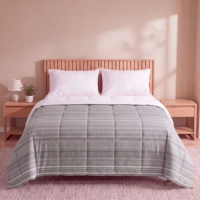 PLUMÓN RIPLEY HOME MICROFIBRA KING URBAN STRIPES - 1