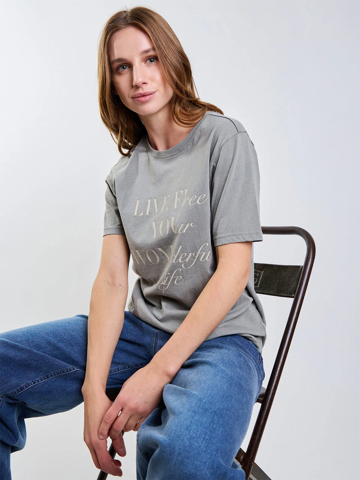 MAUI & SONS POLERA MUJER MAUI AND SONS ALGODÓN MANGA CORTA