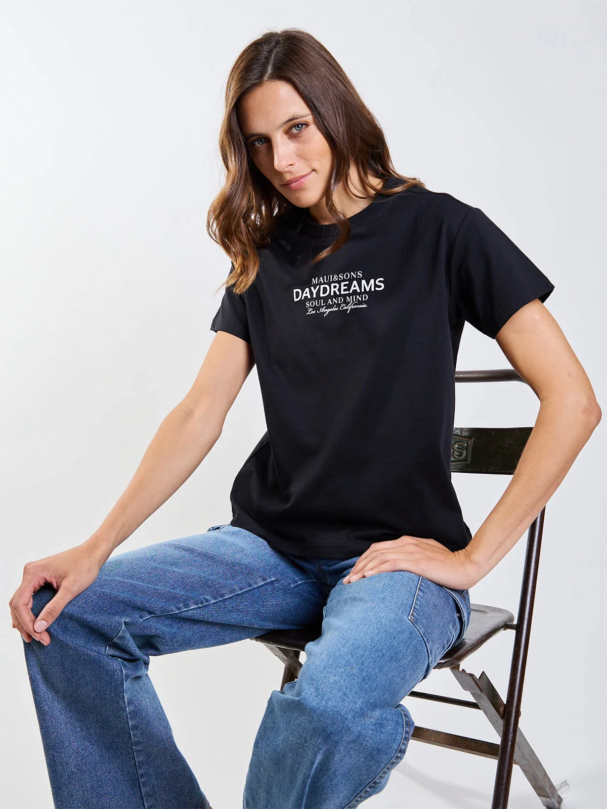 POLERA MUJER MAUI AND SONS ALGODÓN MANGA CORTA - 1