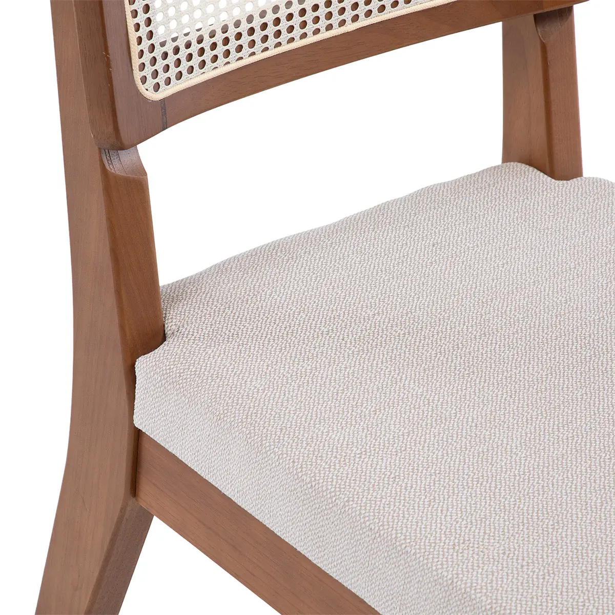 JUEGO DE COMEDOR DECOCASA DONATELLA 6 SILLAS SAGA BEIGE - 9