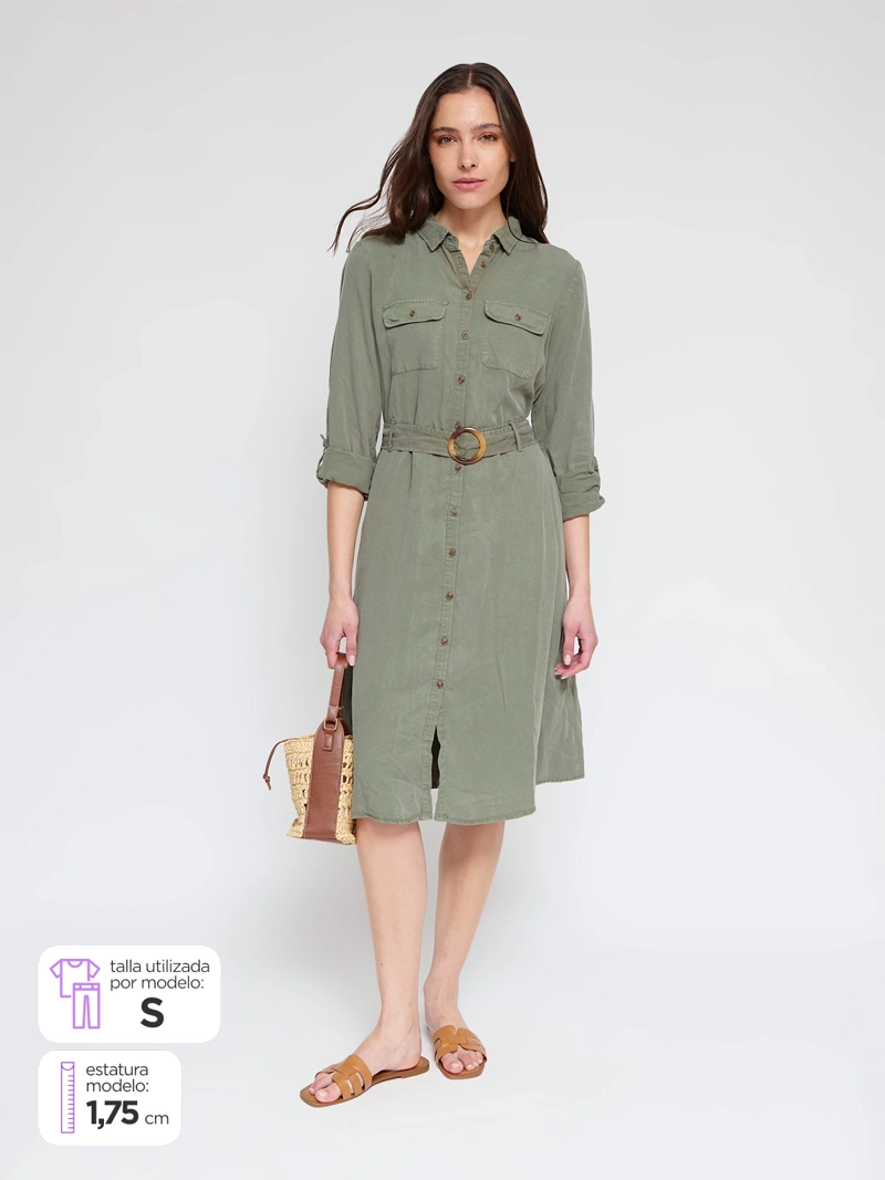 VESTIDO MUJER AZIZ LARGO