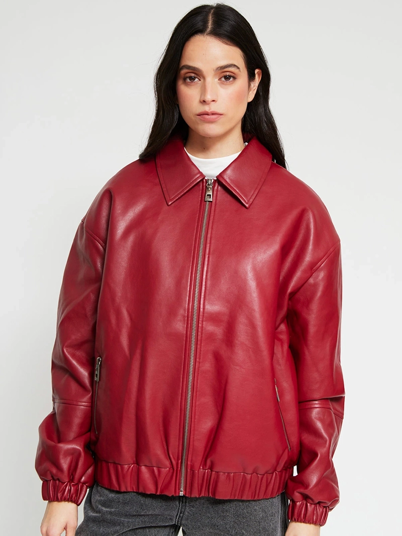 CHAQUETA MUJER BARBADOS EFECTO PIEL - 2