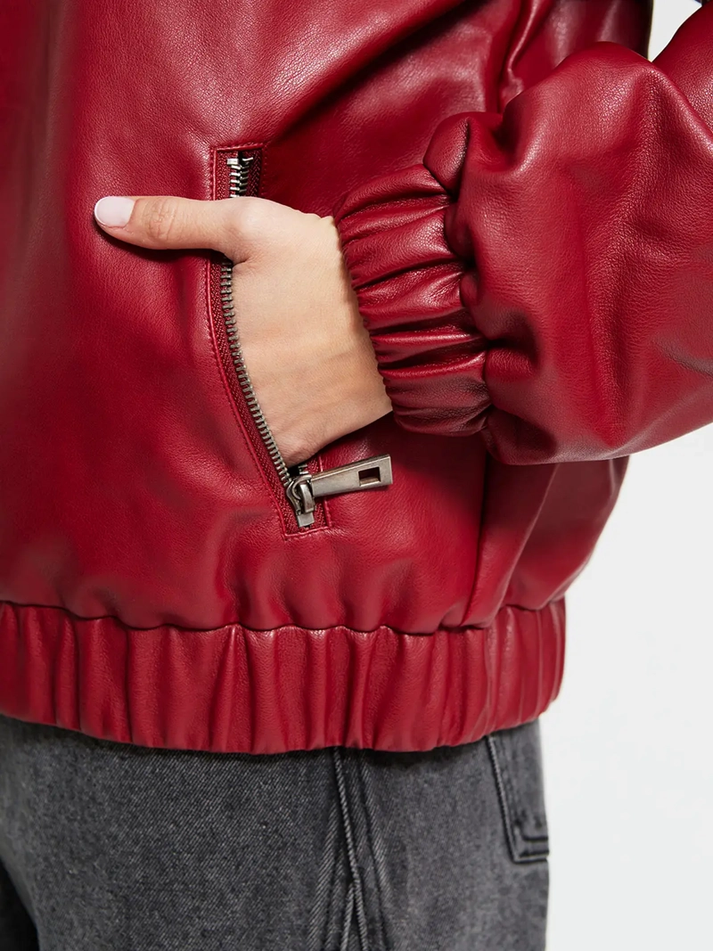 CHAQUETA MUJER BARBADOS EFECTO PIEL - 4