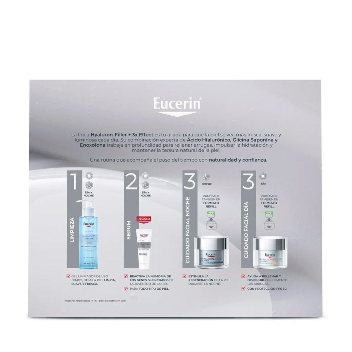 SET ANTI-ARRUGAS EUCERIN RUTINA HYALURON FILLER 315ML - 7