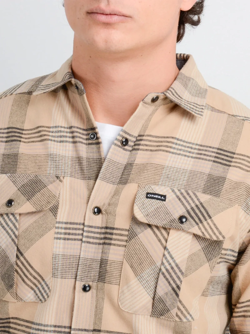 CAMISA HOMBRE O'NEILL ALGODÓN MANGA LARGA - 5