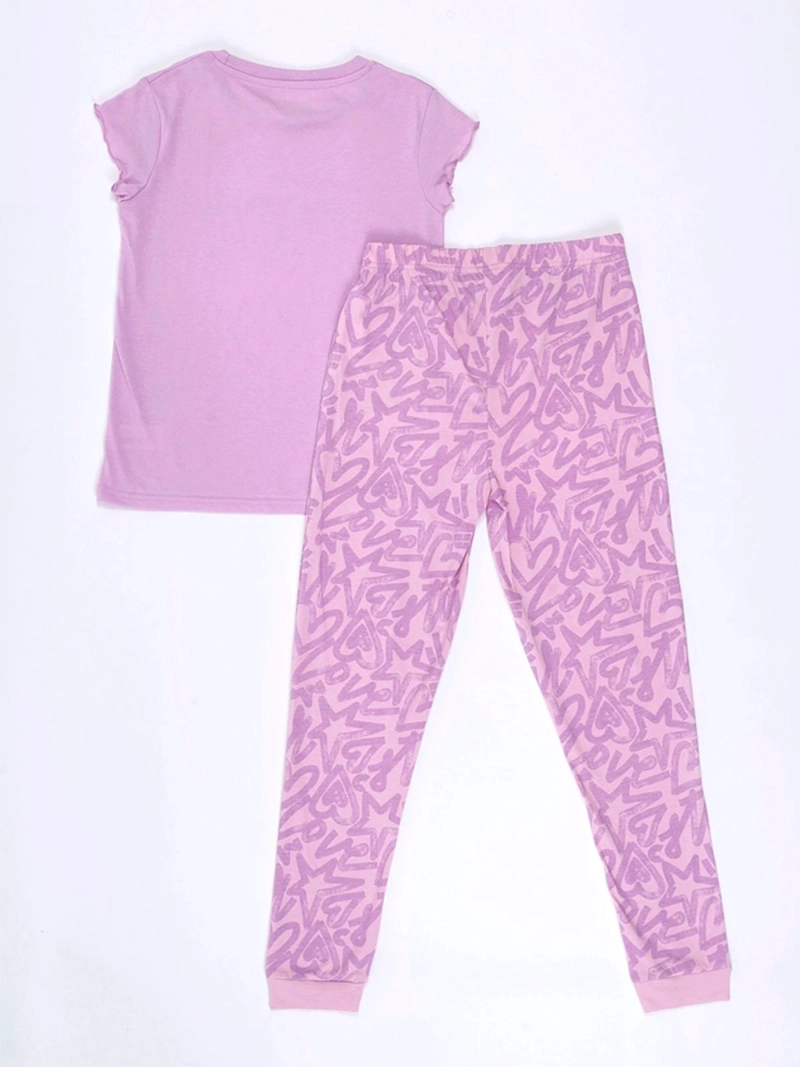 PIJAMA NIÑA INDEX TEEN LARGO MANGA CORTA - 4