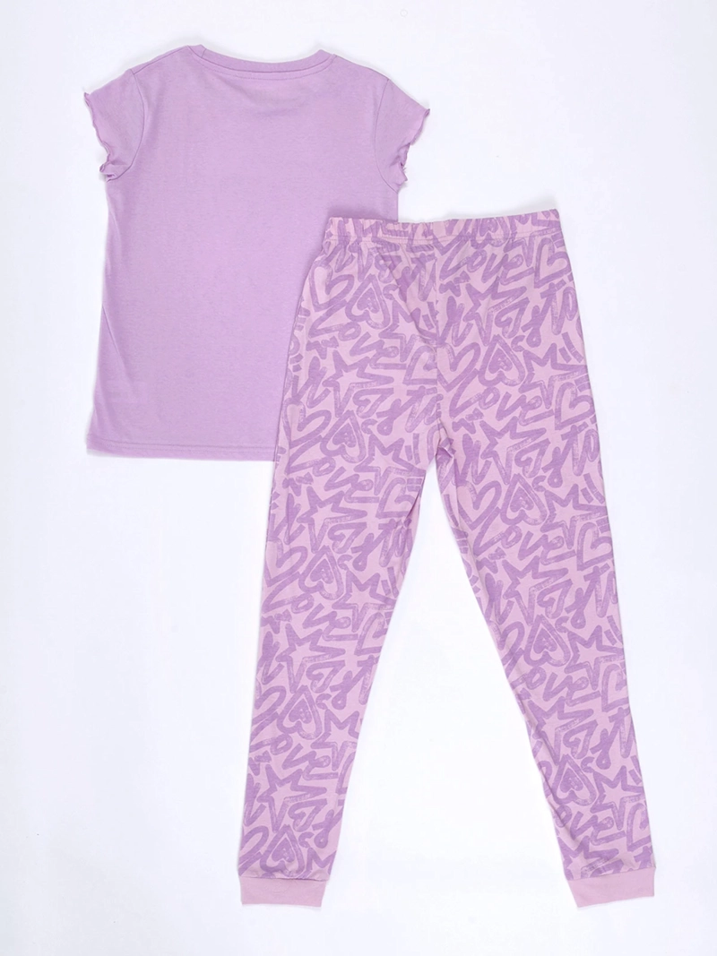 PIJAMA NIÑA INDEX TEEN LARGO MANGA CORTA - 2