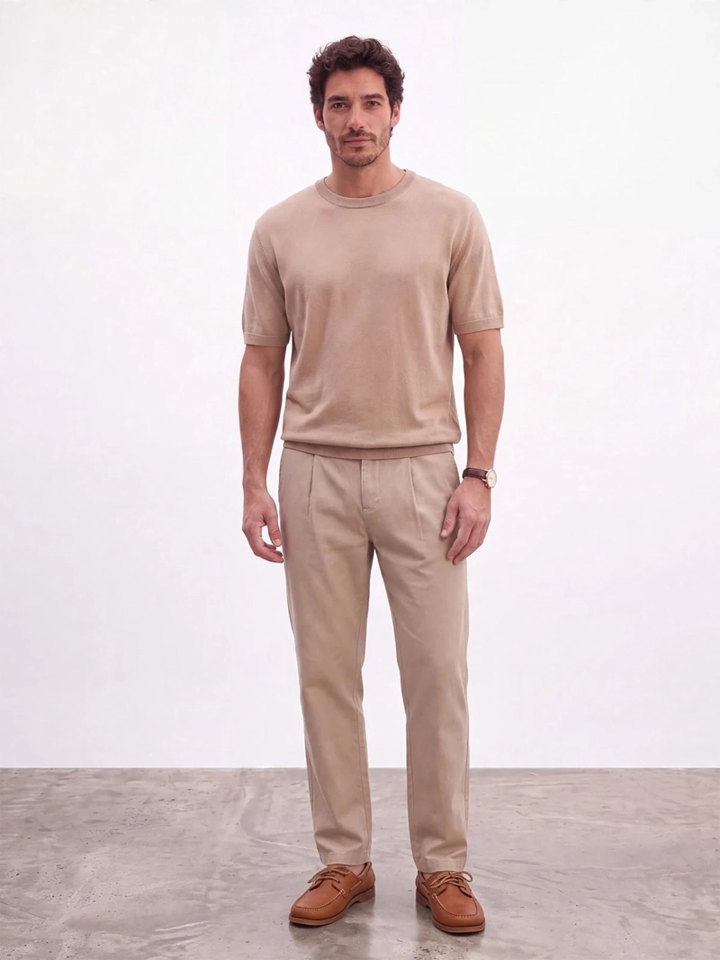 PANTALÓN HOMBRE SPAVALDI ALGODÓN TEXTURAS