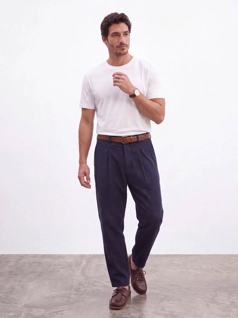 PANTALÓN HOMBRE SPAVALDI ALGODÓN TEXTURAS