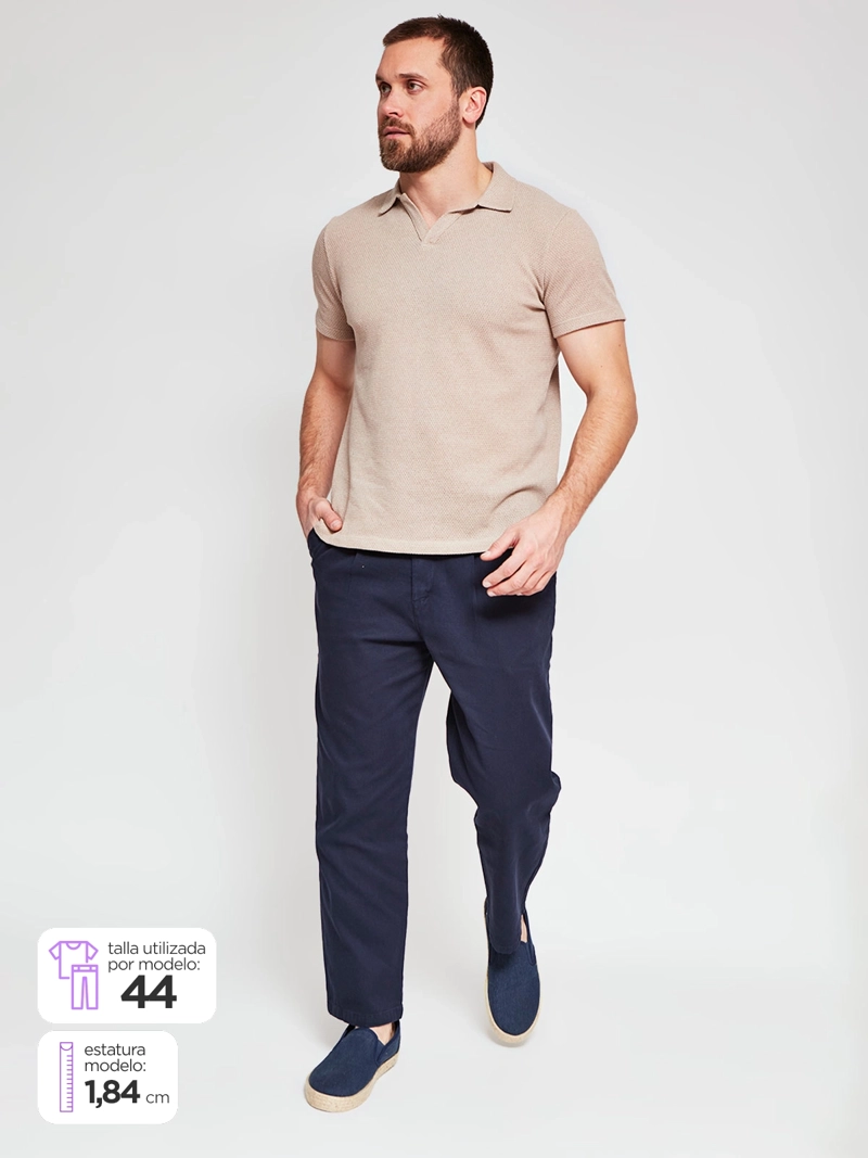 PANTALÓN HOMBRE SPAVALDI ALGODÓN TEXTURA