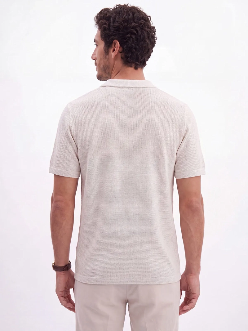 POLERA HOMBRE SPAVALDI CUELLO CAMISERO - 2