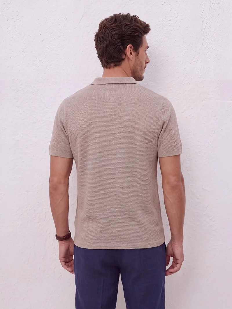 POLERA HOMBRE SPAVALDI CUELLO CAMISERO - 2