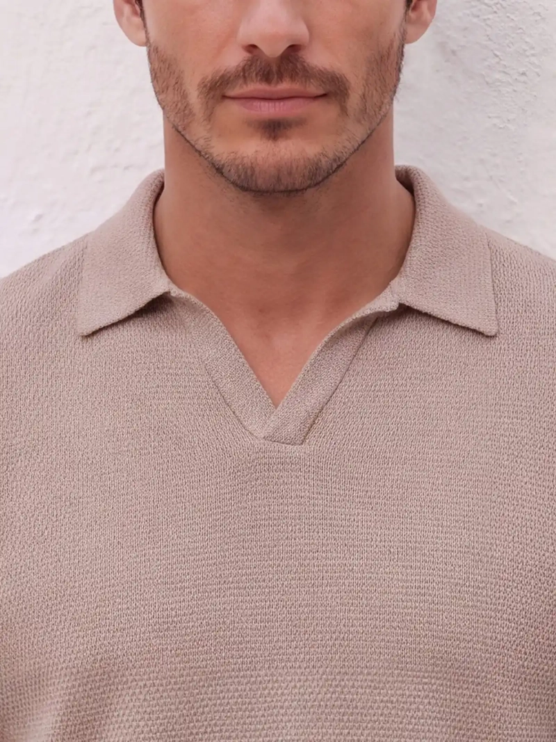 POLERA HOMBRE SPAVALDI CUELLO CAMISERO - 3