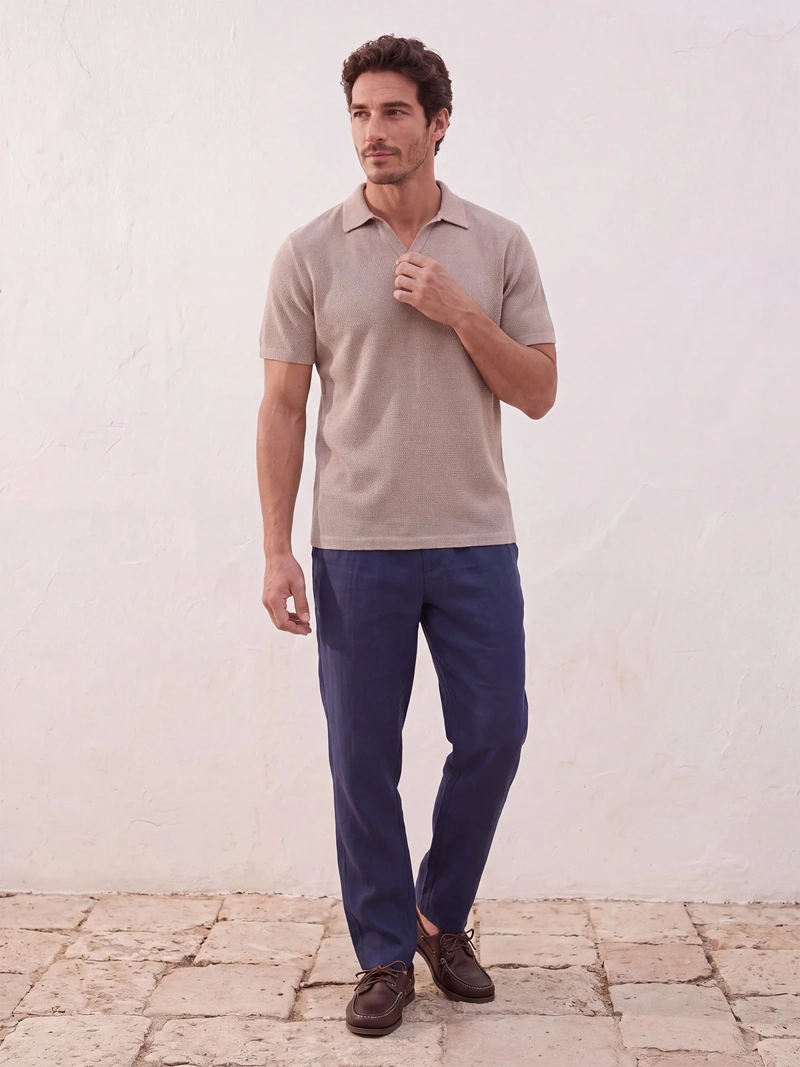 POLERA HOMBRE SPAVALDI CUELLO CAMISERO - 4