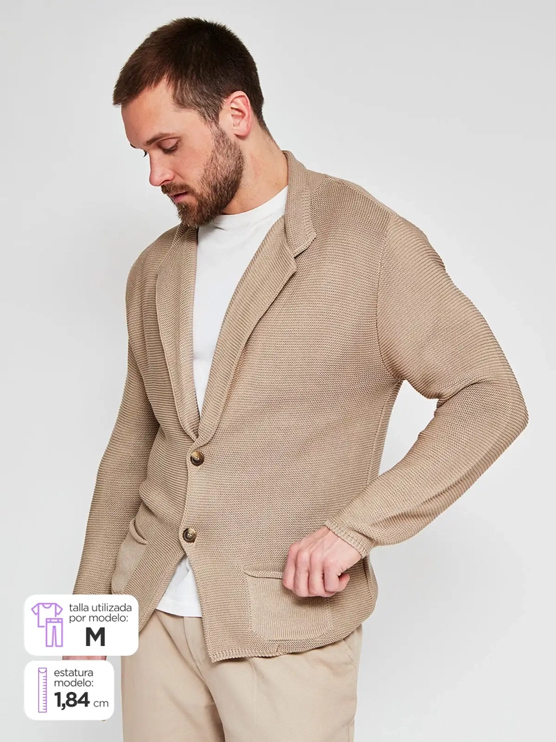 CARDIGAN HOMBRE SPAVALDI LIVIANO - 1