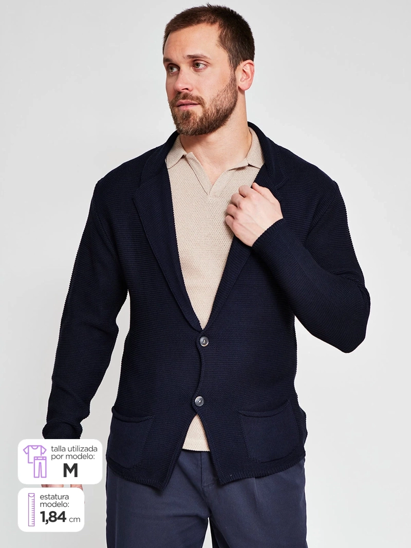 CARDIGAN HOMBRE SPAVALDI LIVIANO - 1