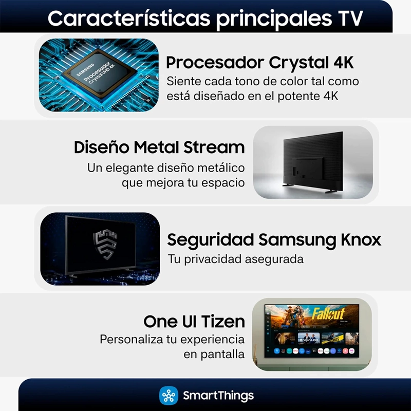 SMART TV SAMSUNG LED 4K UHD 58” U8000F Negro, foto 4
