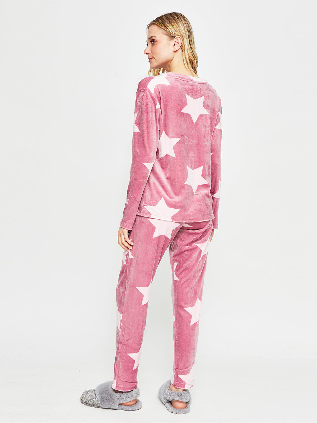 PIJAMA KAYSER LARGO ROSADO - 2