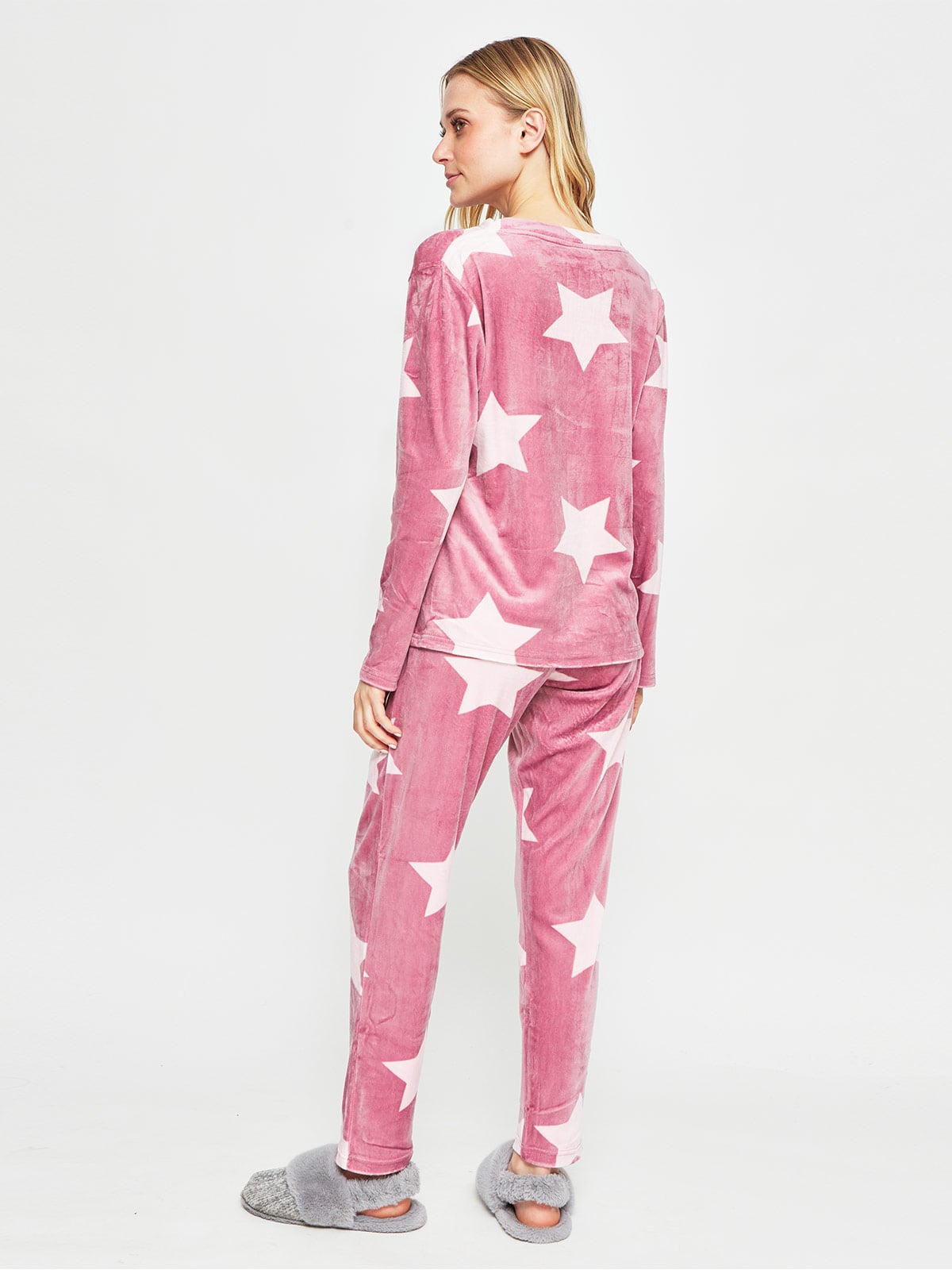PIJAMA KAYSER LARGO ROSADO - 2