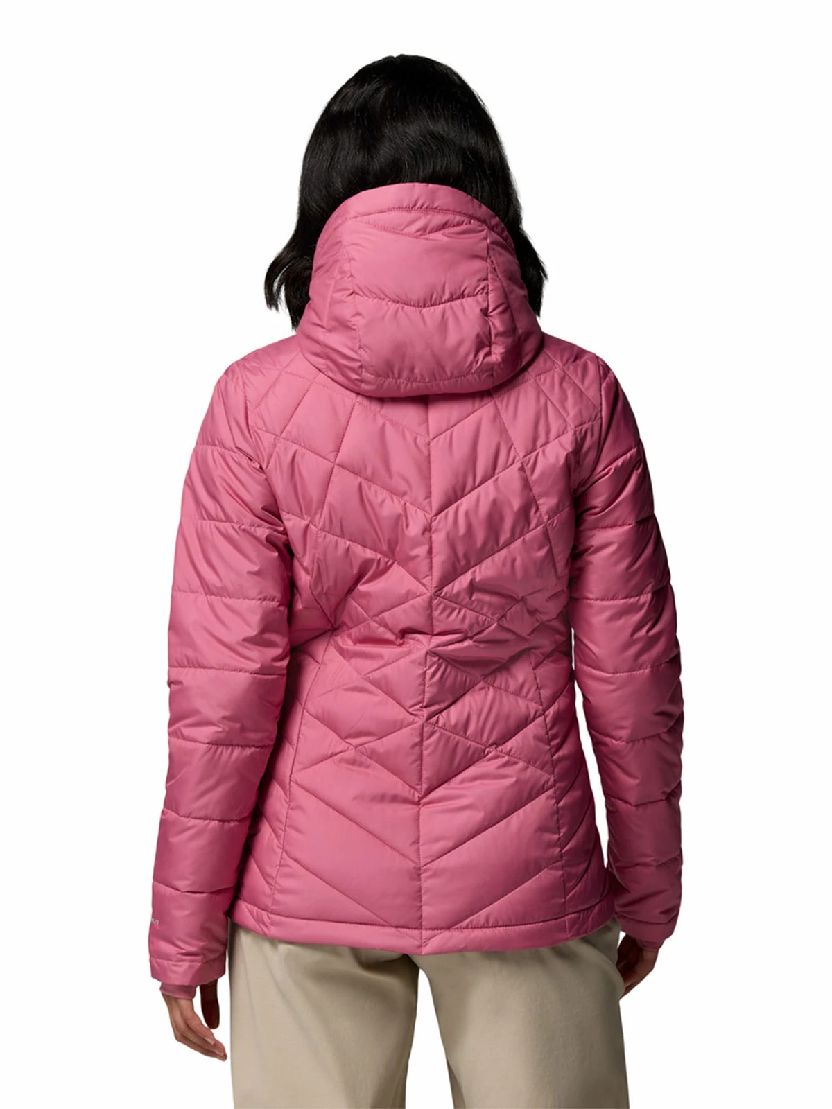 PARKA MUJER COLUMBIA ROSADO HEAVENLY - 2