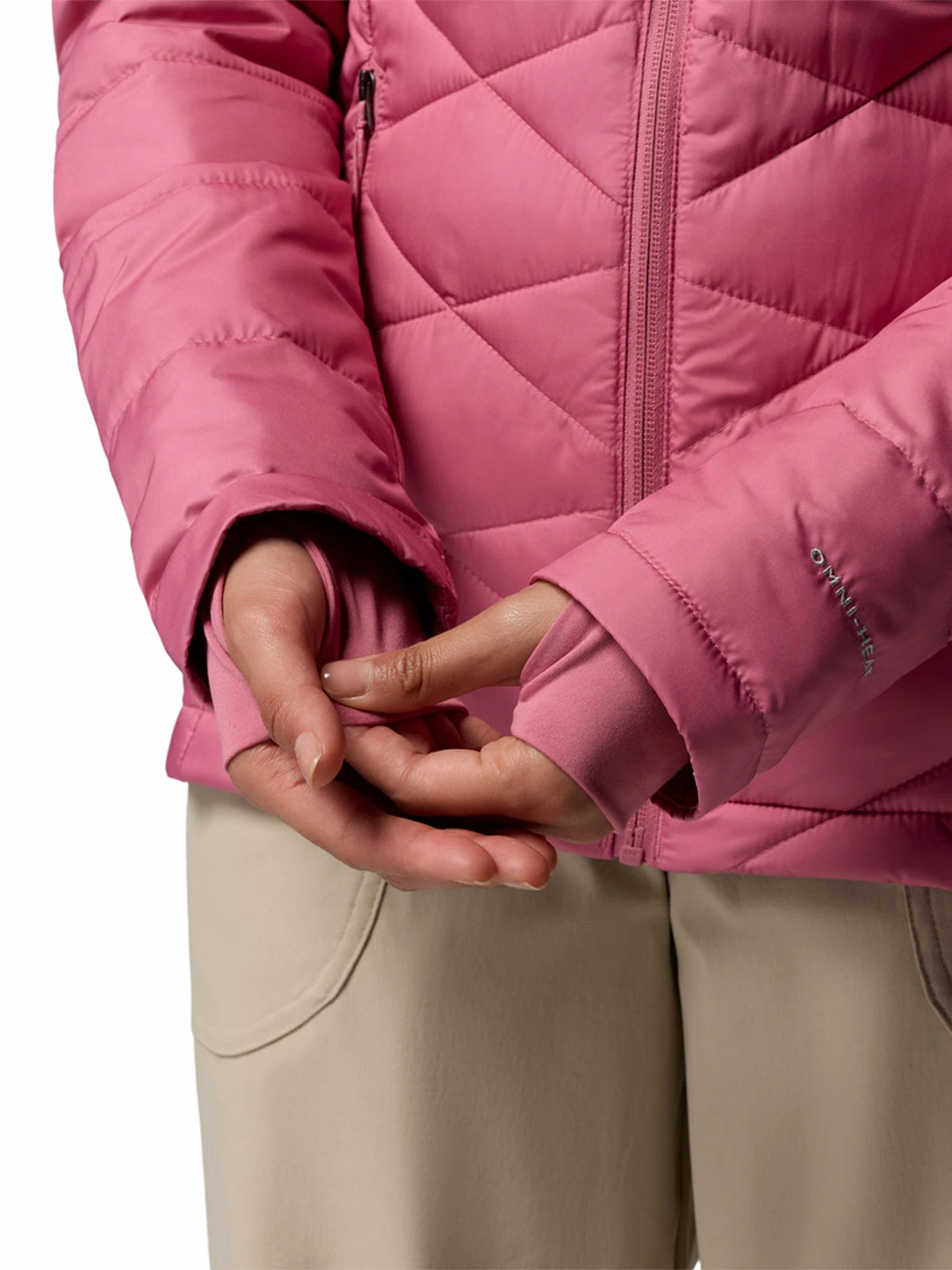 PARKA MUJER COLUMBIA ROSADO HEAVENLY - 5