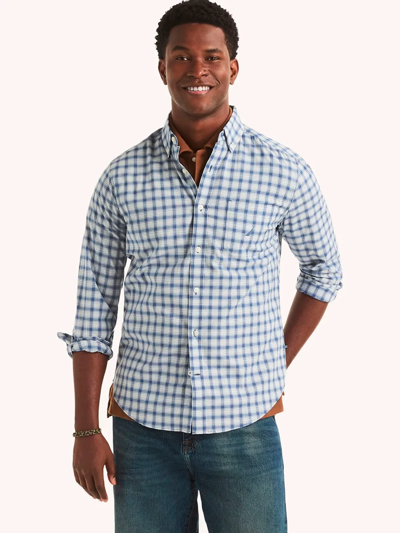 CAMISA HOMBRE NAUTICA ALGODÓN