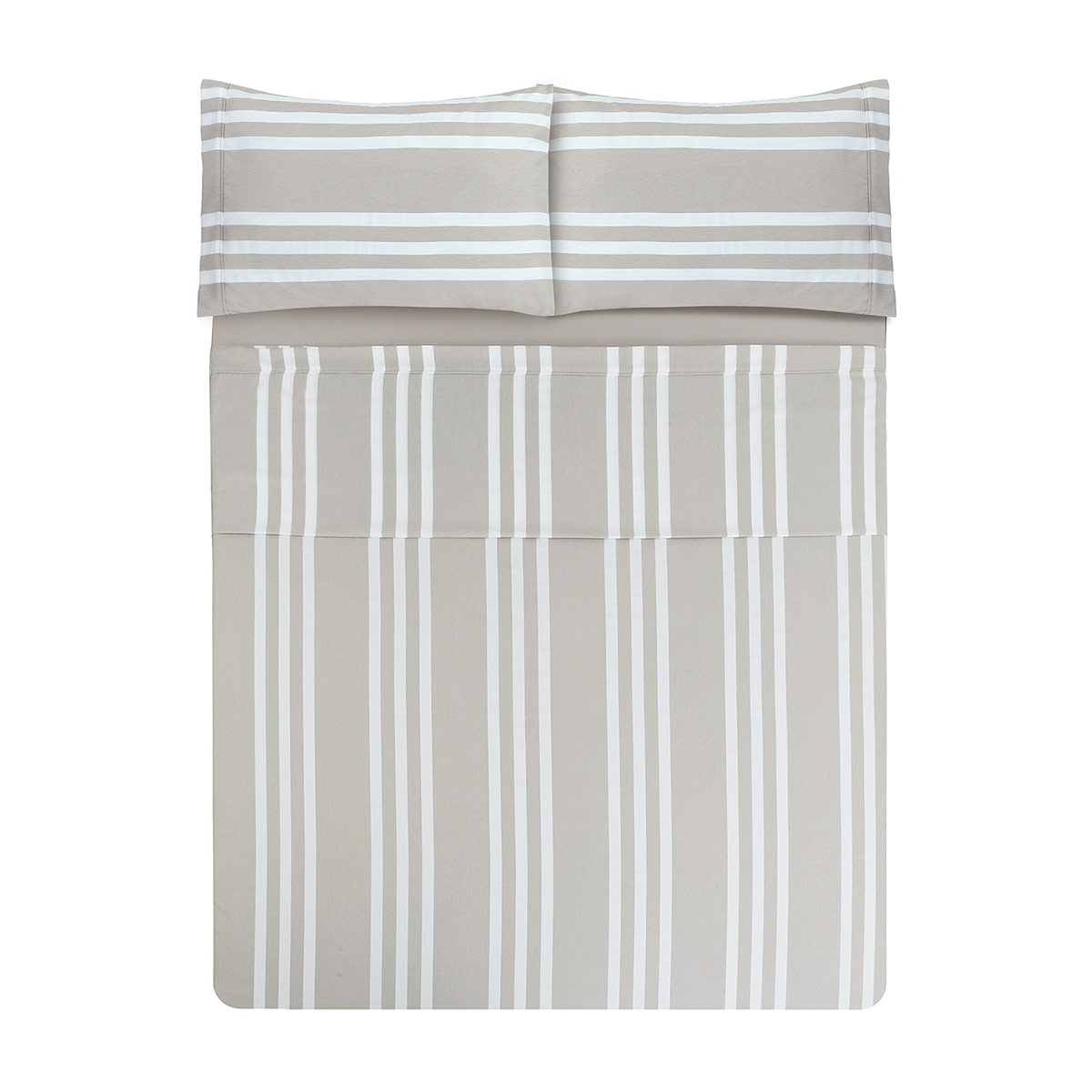 JUEGO DE SÁBANAS ANDES CATIONIC 1.5 PLAZAS BEIGE - 3