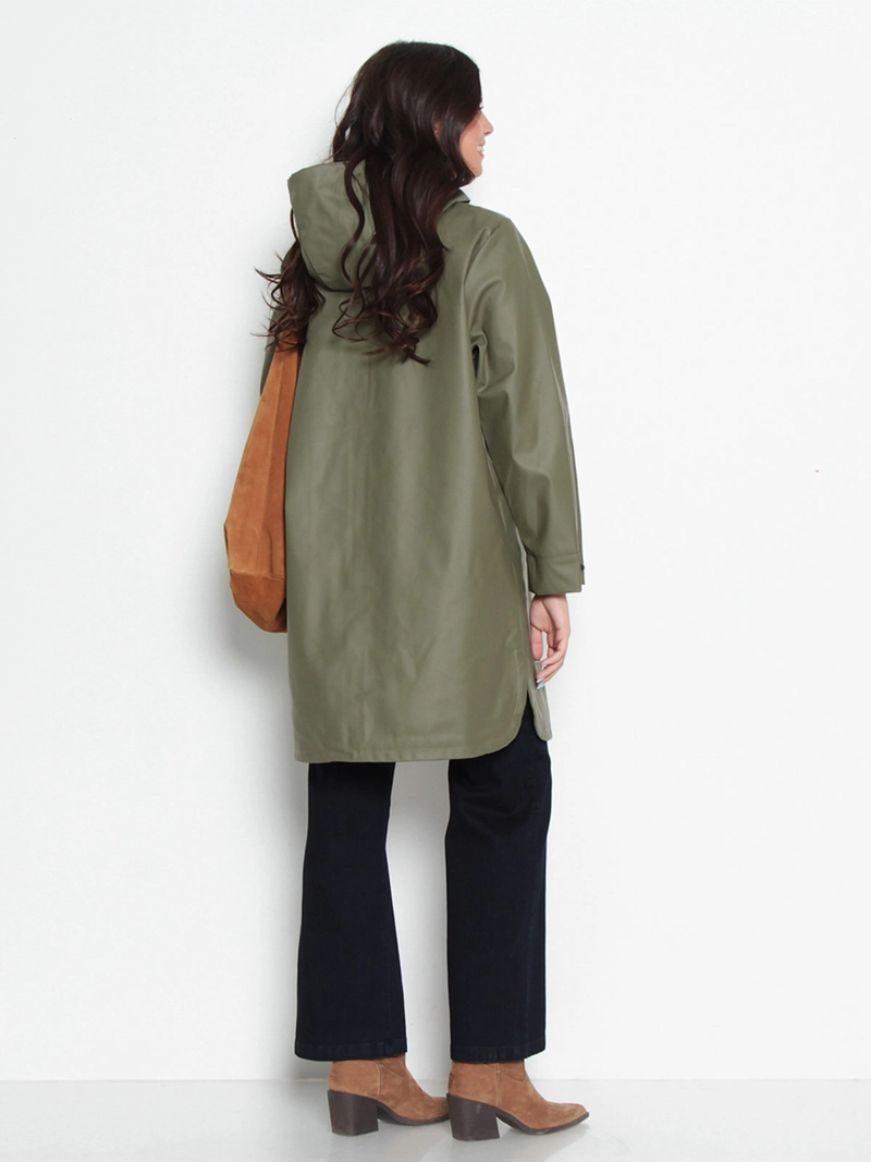 CHAQUETA MUJER WADOS IMPERMEABLE CAPUCHA Y BOLSILLOS - 3