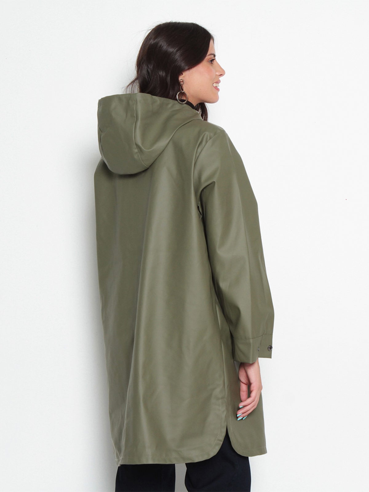 CHAQUETA MUJER WADOS IMPERMEABLE CAPUCHA Y BOLSILLOS - 4