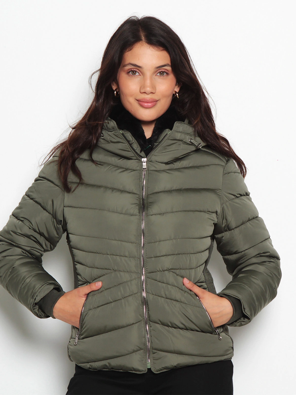 PARKA MUJER WADOS MANGA LARGA CAPUCHA - 2