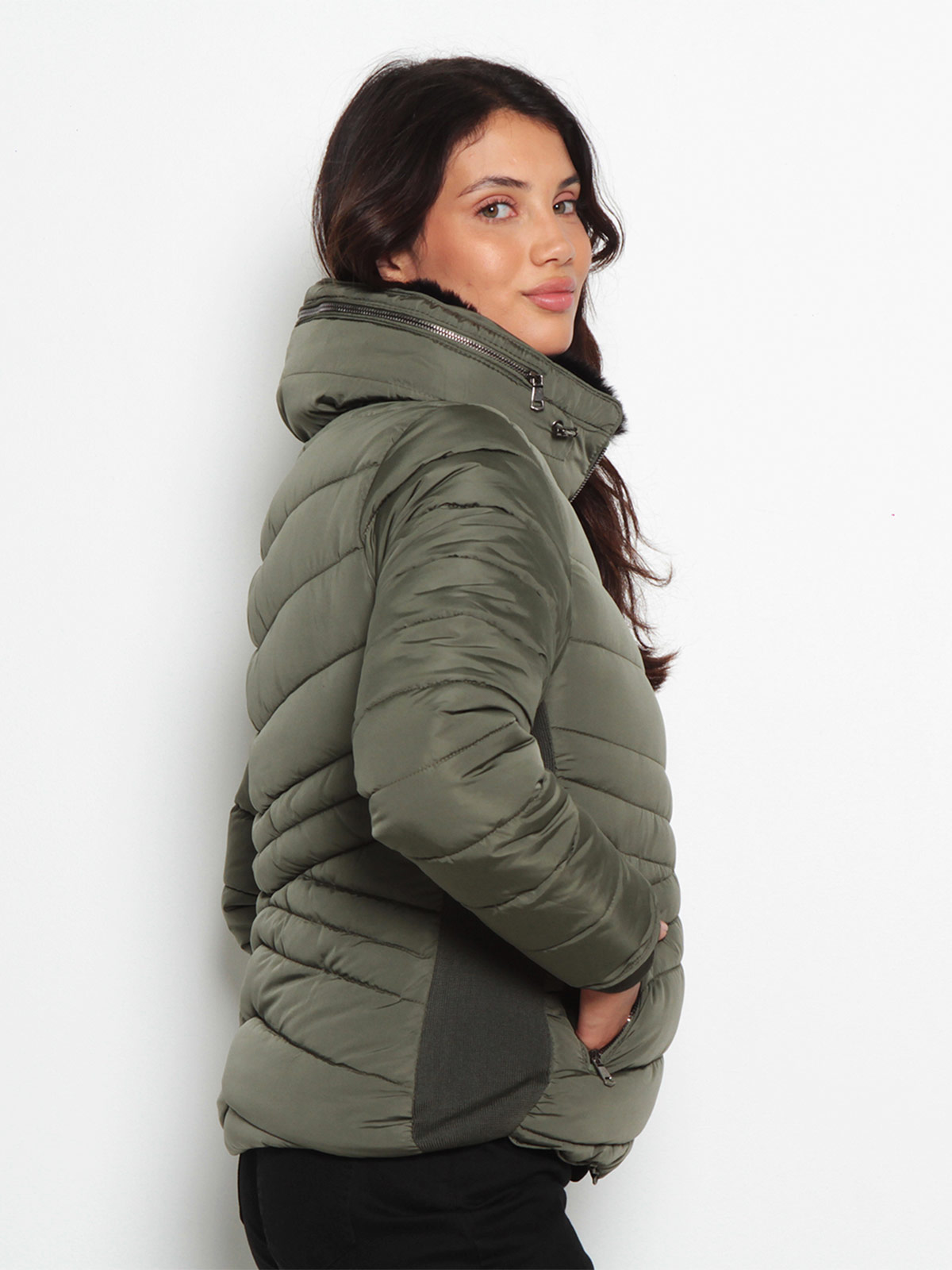 PARKA MUJER WADOS MANGA LARGA CAPUCHA - 4