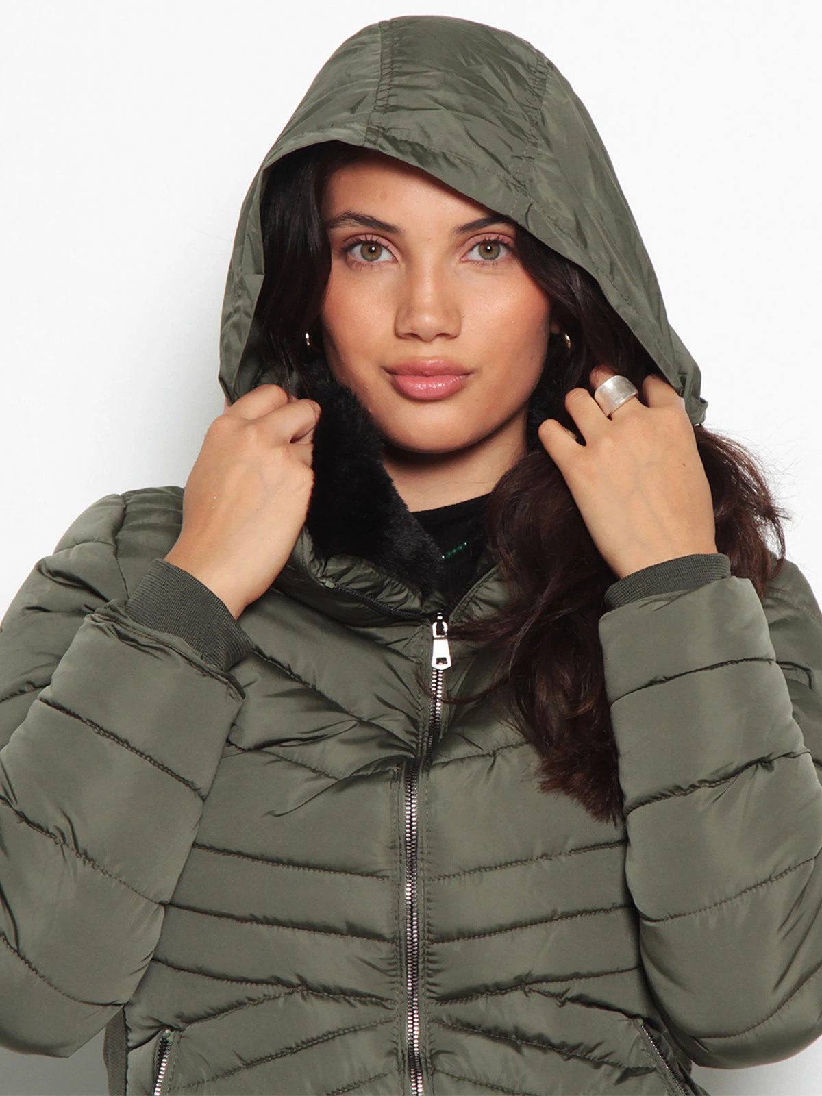 PARKA MUJER WADOS MANGA LARGA CAPUCHA - 5