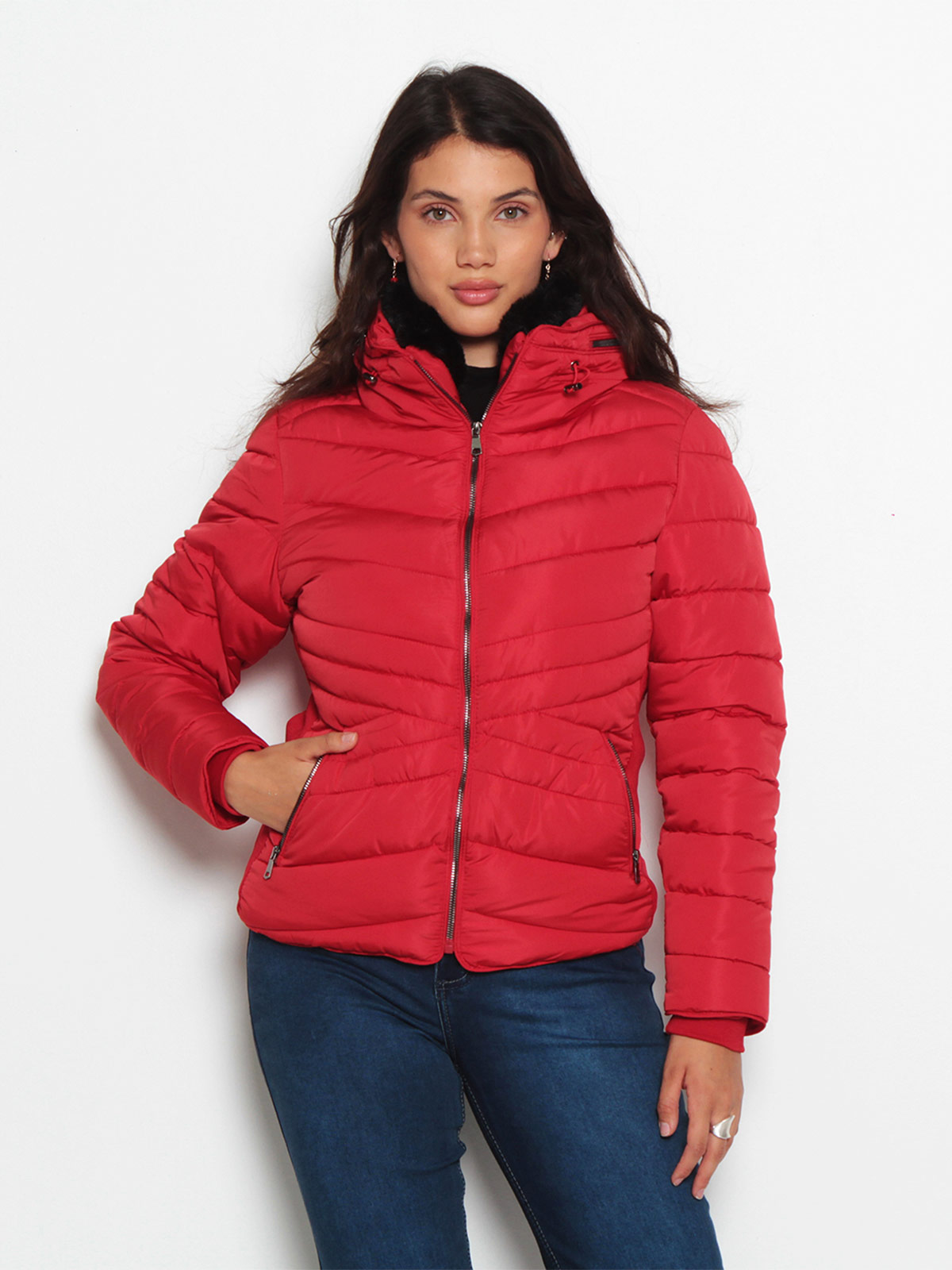 PARKA MUJER WADOS MANGA LARGA CAPUCHA - 2