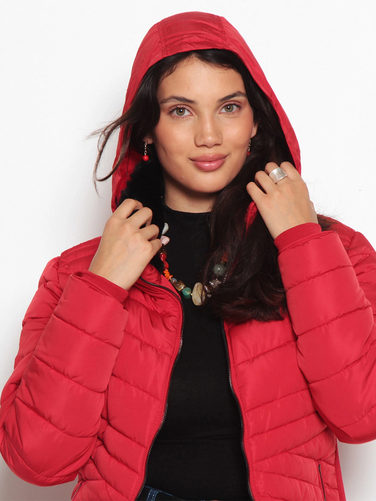 PARKA MUJER WADOS MANGA LARGA CAPUCHA - 5
