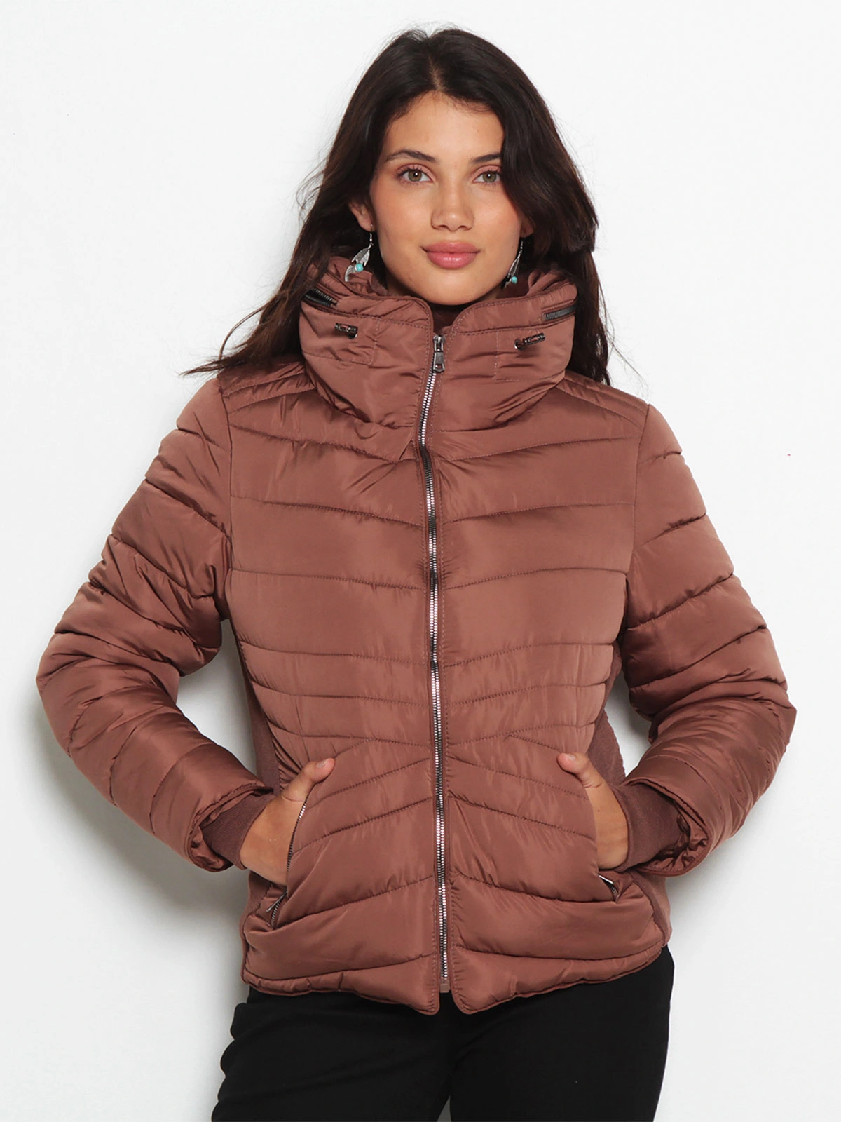 PARKA MUJER WADOS MANGA LARGA CAPUCHA - 2