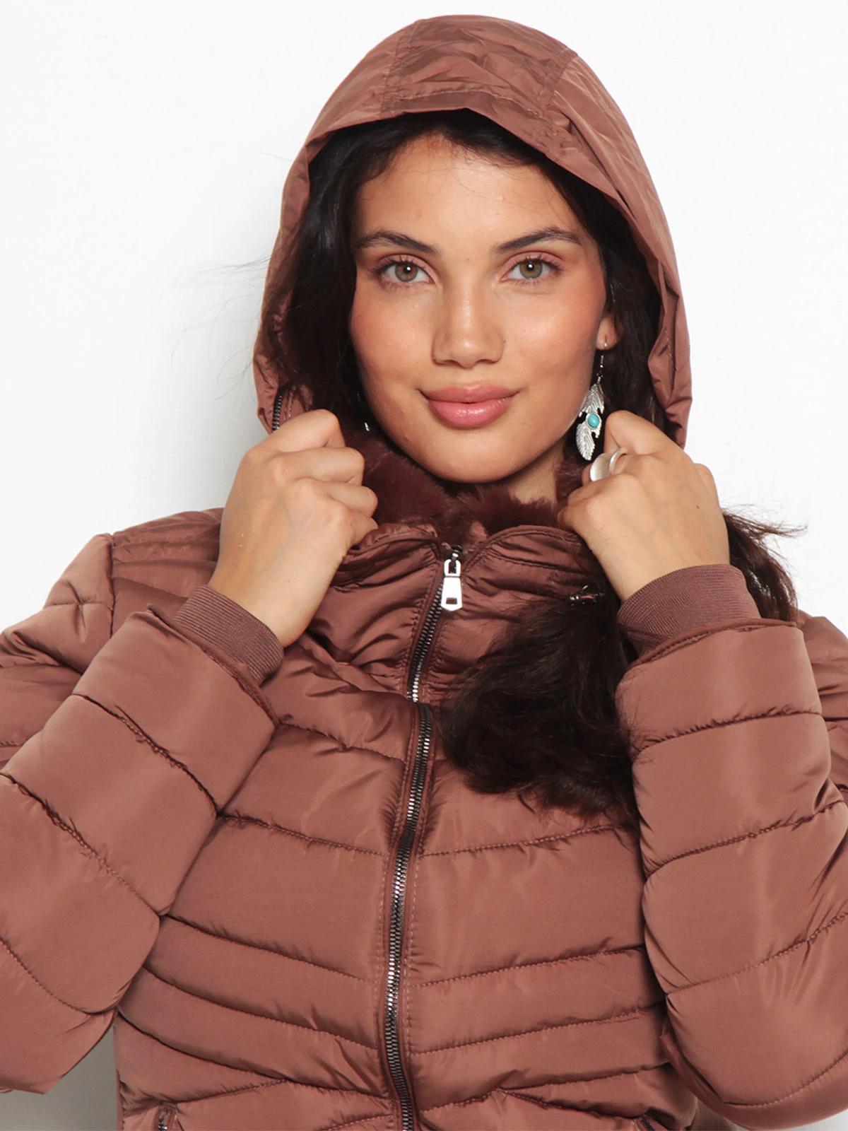 PARKA MUJER WADOS MANGA LARGA CAPUCHA - 5