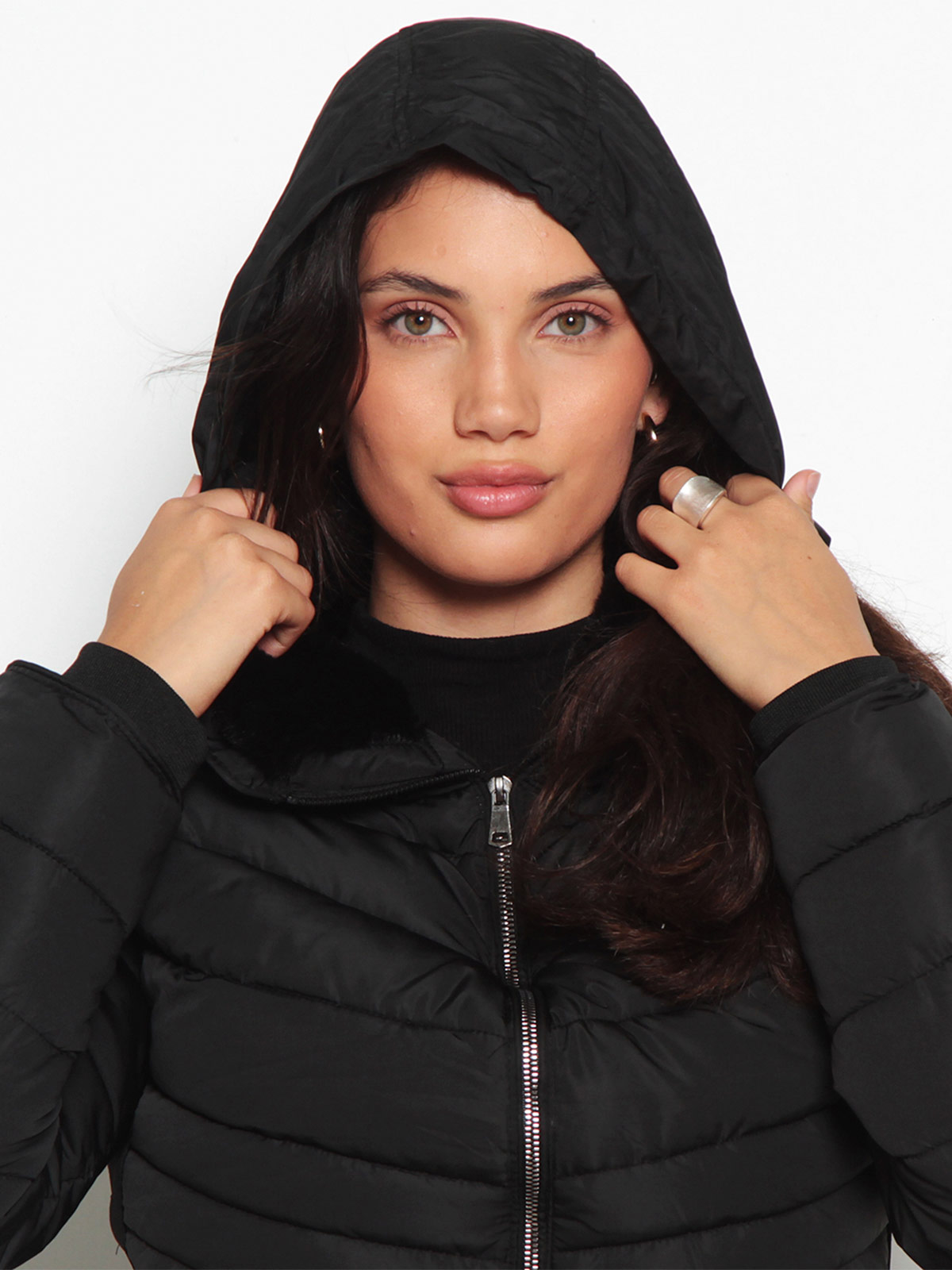 PARKA MUJER WADOS MANGA LARGA CAPUCHA - 5