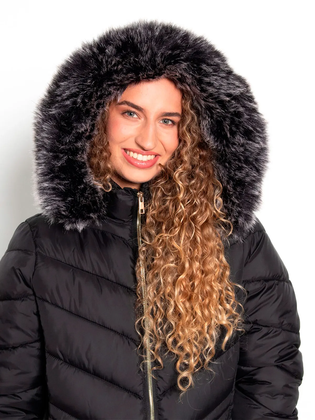 PARKA MUJER WADOS MANGA LARGA CAPUCHA Y CIERRE - 7