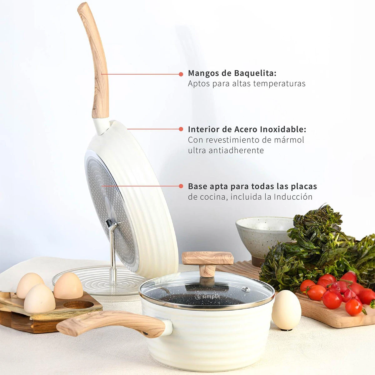 BATERÍA DE COCINA SIMPLIT SAVANNAH 9 PZS - 5