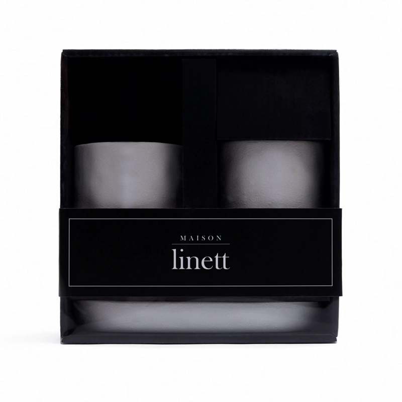 SET DE BAÑO MAISON LINETT VASO + DISPENSADOR MARTILLADO BLANCO - 3