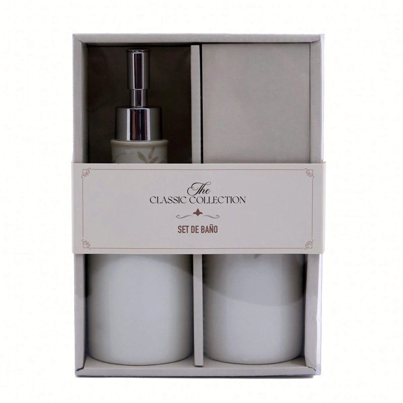 SET DE BAÑO RIPLEY HOME VASO + DISPENSADOR CAMPAGNE - 3